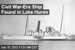 Civil War-Era Ship Found in Lake Huron