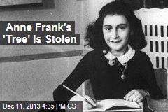 Sapling From Anne Frank&#39;s Tree Is Stolen