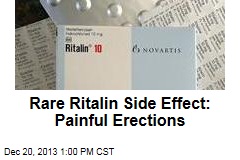 Rare Ritalin Side Effect: Painful Erections