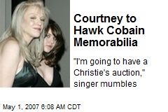 Courtney to Hawk Cobain Memorabilia