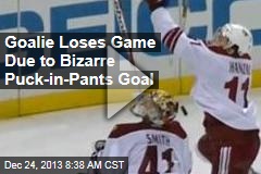 Goalie Loses Game Due to Bizarre Puck-in-Pants Goal