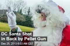 DC Santa Shot in Back By Pellet Gun