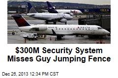Airport Security System Misses Guy Jumping Fence