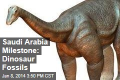Saudi Arabia Milestone: Dinosaur Fossils