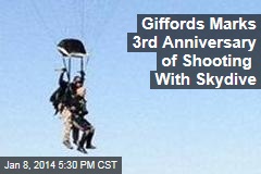 Giffords Marks 3rd Anniversary of Shooting With Skydive