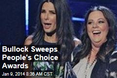 Bullock Sweeps People&#39;s Choice Awards