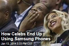 How Celebs End Up Using Samsung Phones