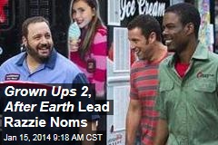 Grown Ups 2 , After Earth Lead Razzie Noms