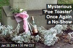 Mysterious &#39;Poe Toaster&#39; Once Again a No-Show