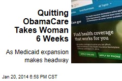 Woman: I Lost 6 Weeks Ditching ObamaCare