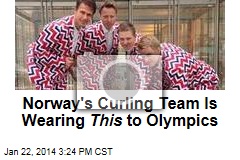 Norway&#39;s Curling Team Is Wearing This to Olympics