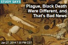 Major Plagues Were Distinct, Could Rise Up Again