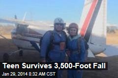 Teen Survives 3,500-Foot Fall