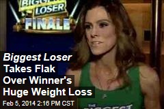 Biggest Loser Takes Flak Over Winner&#39;s Huge Weight Loss