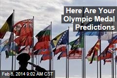 Here Are Your Olympic Medal Predictions