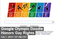 Google Olympic Doodle Honors Gay Rights