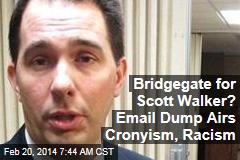 Is Email Dump Scott Walker&#39;s Bridgegate?