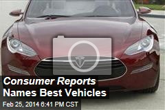 Consumer Reports Names Best Vehicles
