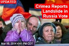 Crimea Exit Poll: 93% Want Union With Russia