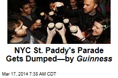 Guinness Dumps NYC&#39;s St. Pat Parade Over Gay Ban