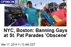 NYC, Boston: Banning Gays at St. Pat Parades &#39;Obscene&#39;