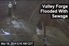 Valley Forge Flooded With Sewage