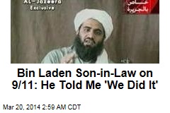 Bin Laden Son-in-Law Describes 9/11 Cave Meeting