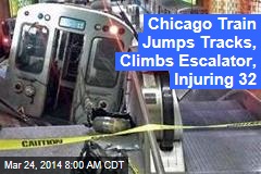 Chicago Train Jumps Tracks, Climbs Escalator, Injuring 32