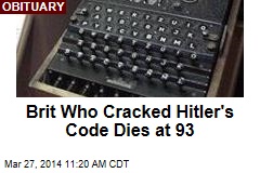 Brit Who Cracked Hitler&#39;s Code Dies at 93