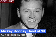 Mickey Rooney Dead at 93