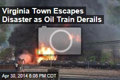 Virginia Town Escapes Disaster as Oil Train Derails