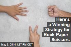 Here&#39;s a Winning Strategy for Rock-Paper- Scissors