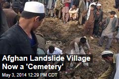 Afghan Landslide Village Now a &#39;Cemetery&#39;