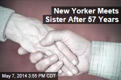 Adopted New Yorker Meets Sister After 57 Years
