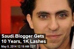 Saudi Web Forum Founder Gets 10 Years, 1K Lashes
