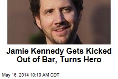 Jamie Kennedy Gets Kicked Out of Bar, Turns Hero