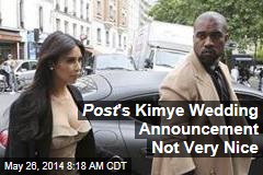 Post on Kim, Kanye: &#39;Two Jackasses Got Married&#39;