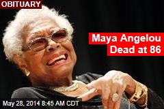 Maya Angelou Dead at 86