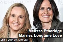 Melissa Etheridge Marries Longtime Love