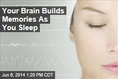 Your Brain Builds Memories As You Sleep
