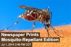 Newspaper Prints Mosquito-Repellant Edition