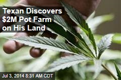 Texan Discovers $2M Pot Farm on His Land