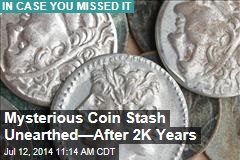 Mysterious Coin Stash Unearthed&mdash; After 2K Years