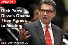 Rick Perry Refuses to Shake Obama&#39;s Hand