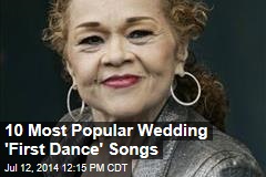 10 Most Popular Wedding &#39;First Dance&#39; Songs