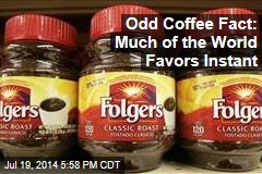 Odd Coffee Fact: Much of the World Favors Instant