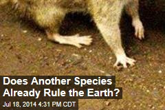 Does Another Species Already Rule the Earth?