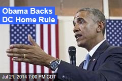 Obama Backs DC Home Rule