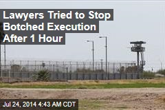 Lawyers Tried to Stop Botched Execution After 1 Hour