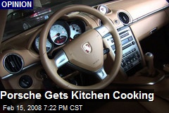 Porsche Gets Kitchen Cooking